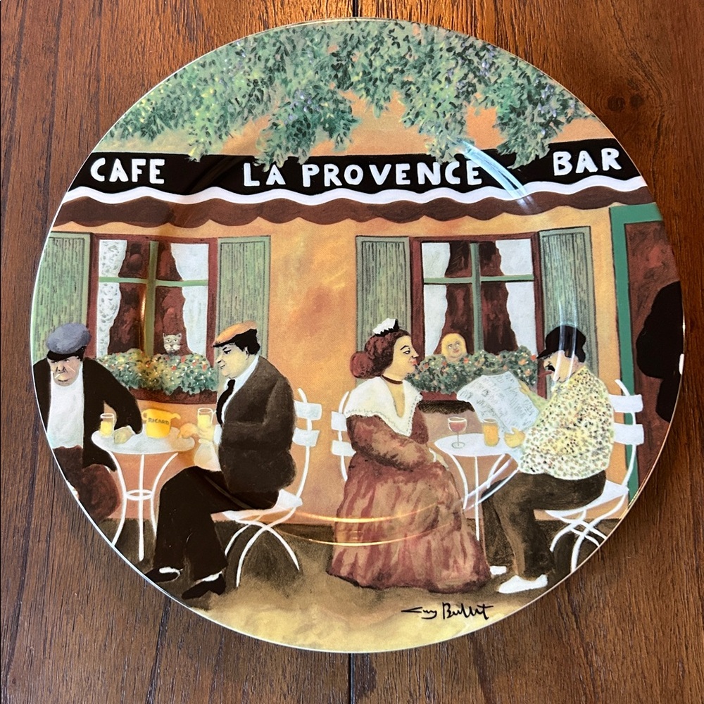 Guy Buffet Collection ‘Cafe La Provence’ 11-inch Art Plate